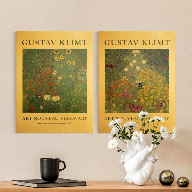Art Deco Bilder Gustav Klimt - Bauerngarten - Museumsedition