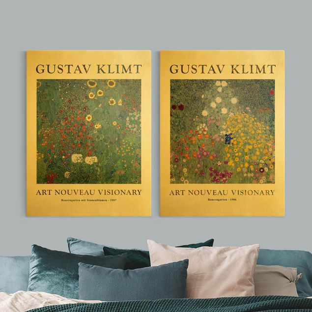 Wanddeko Büro Gustav Klimt - Bauerngarten - Museumsedition