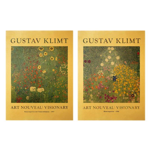 Kunststile Gustav Klimt - Bauerngarten - Museumsedition