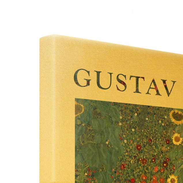 Wanddeko Praxis Gustav Klimt - Bauerngarten - Museumsedition