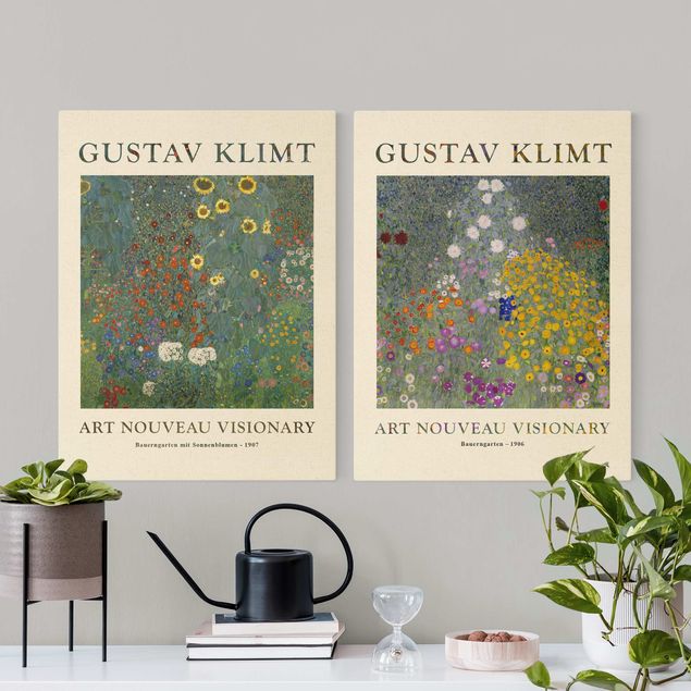 Wanddeko Büro Gustav Klimt - Bauerngarten - Museumsedition