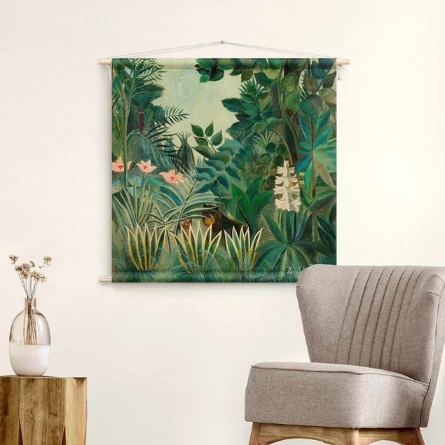 Wanddeko Esszimmer Henri Rousseau - Dschungel am Äquator