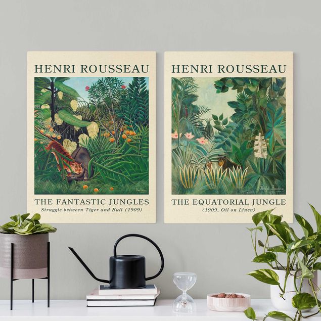 Kunststile Henri Rousseau - Museumsedition Dschungel am Äquator