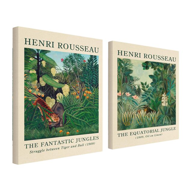 Wohndeko Pflanzen Henri Rousseau - Museumsedition Dschungel am Äquator