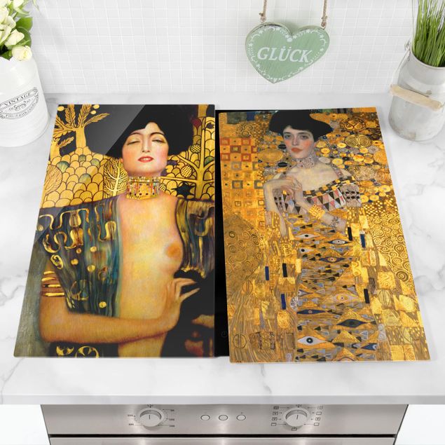 Wandbilder Art Deco Gustav Klimt - Judith und Adele