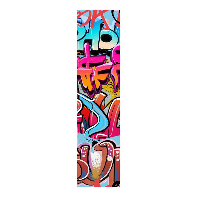 Wanddeko bunt HipHop Graffiti