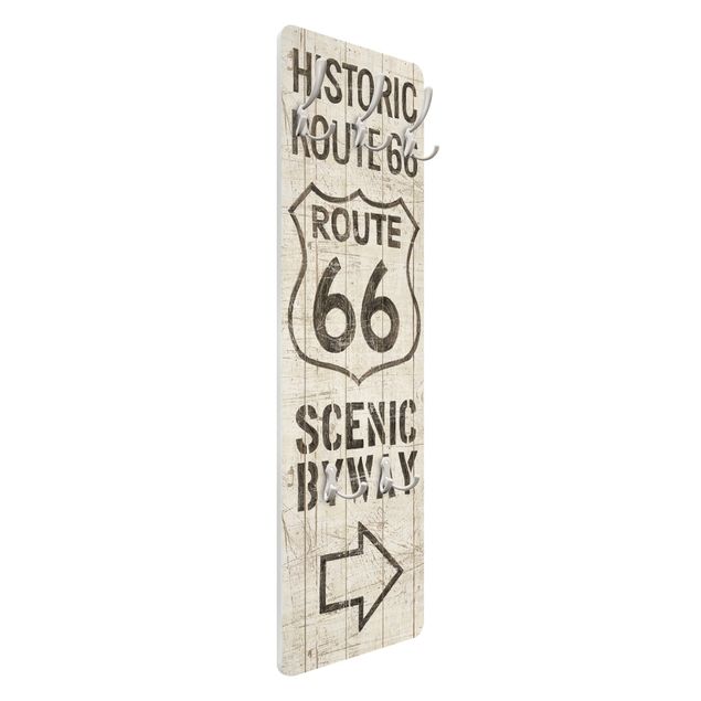Wanddeko Praxis Historic Route 66