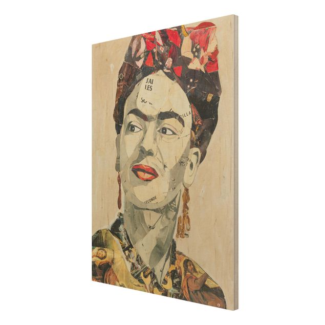 Wanddeko Flur Frida Kahlo - Collage No.2