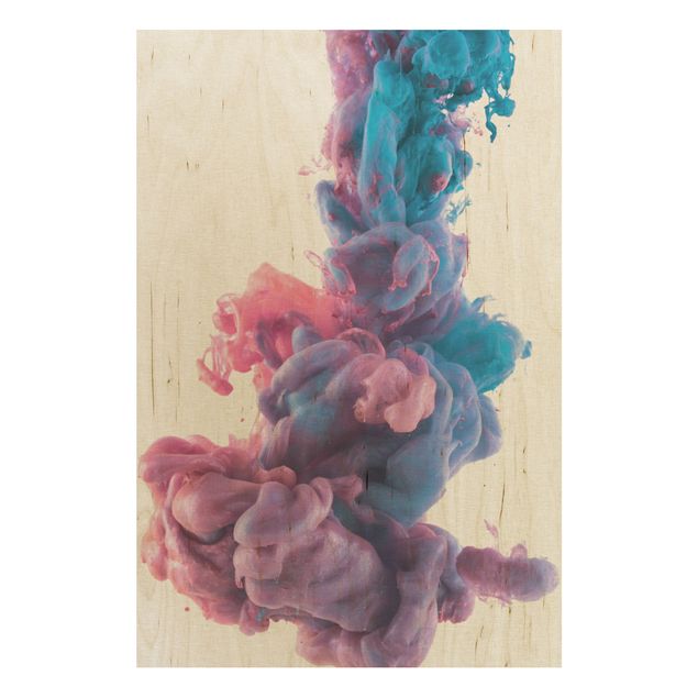 Wanddeko Flur Abstrakte flüssige Farbe