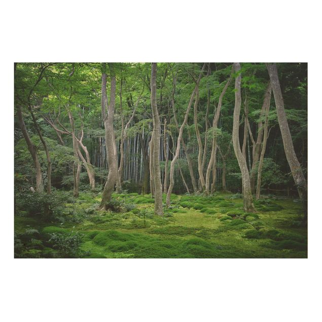 Wanddeko Schlafzimmer Japanischer Wald