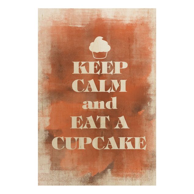 Wanddeko Esszimmer No.EV71 Keep Calm And Eat A Cupcake