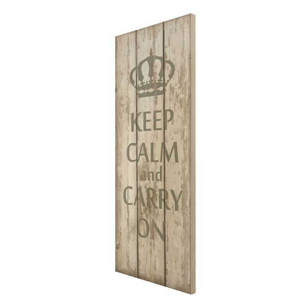 Wanddeko Esszimmer No.RS183 Keep Calm and carry on