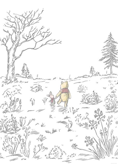 Deko Kinderzimmer Winnie the Pooh Walk