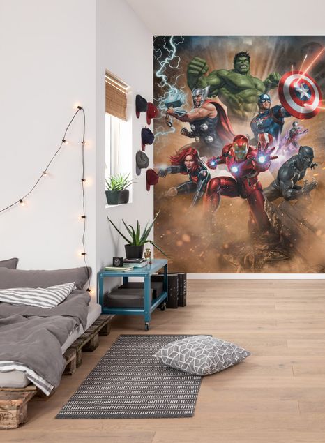 Wanddeko Büro Avengers Superpower