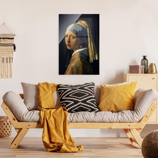 Wanddeko Flur Jan Vermeer van Delft - Das Mädchen mit dem Perlenohrgehänge