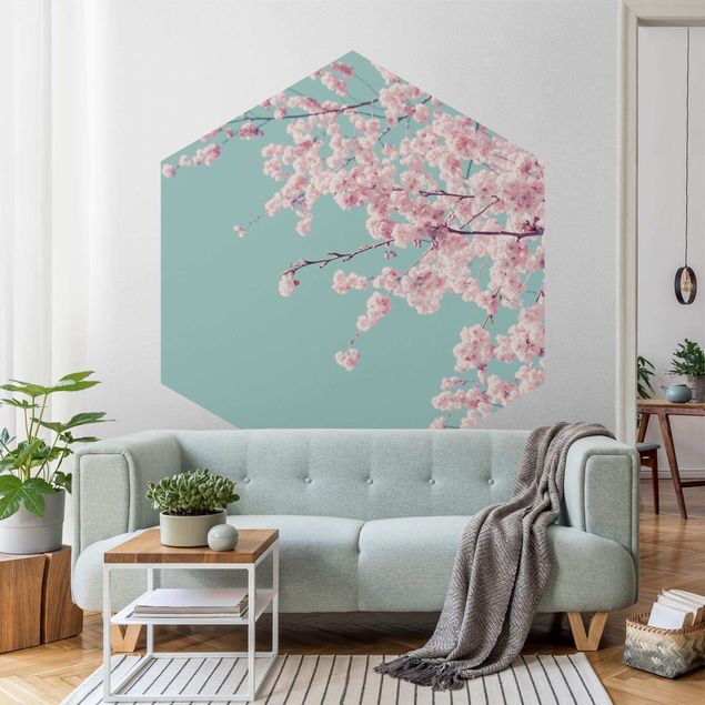 Wanddeko Esszimmer Japanische Kirschblüte