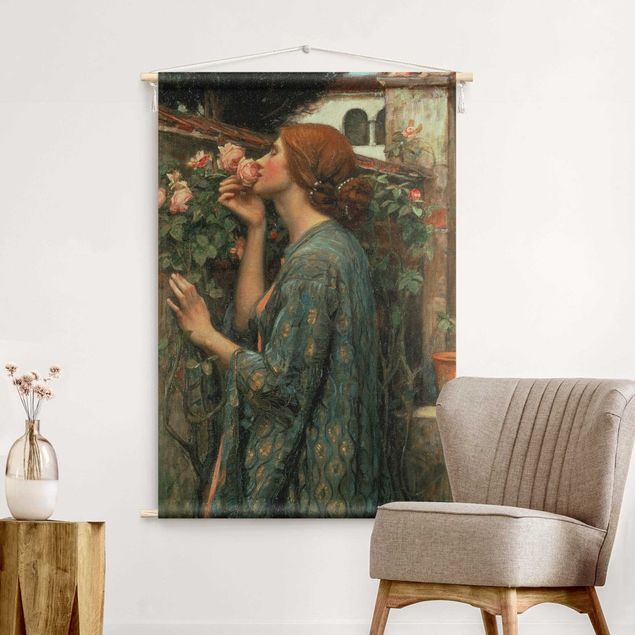 Wanddeko Esszimmer John William Waterhouse - Die Seele der Rose
