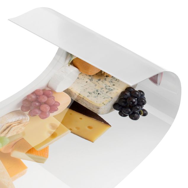 Küchenrückwand Folie Käse-Variationen
