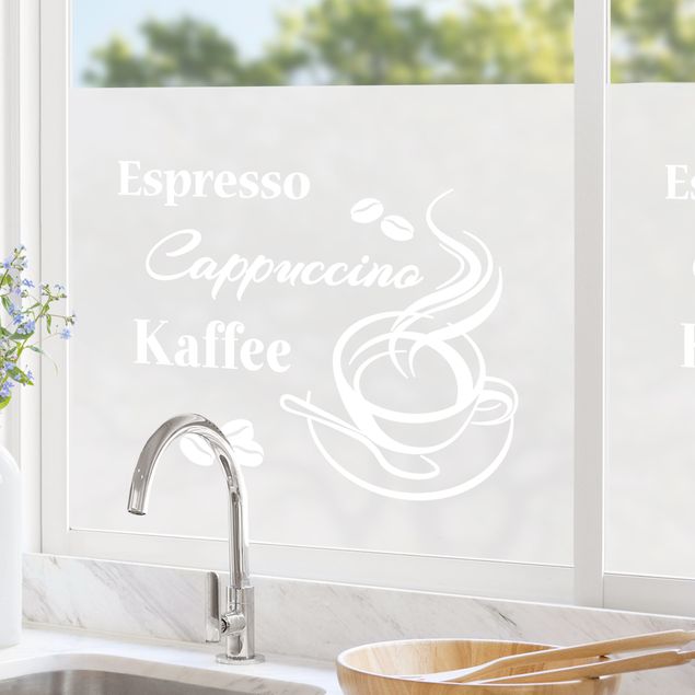 Küche Dekoration Kaffeepause - Espresso Cappuccino Kaffee II