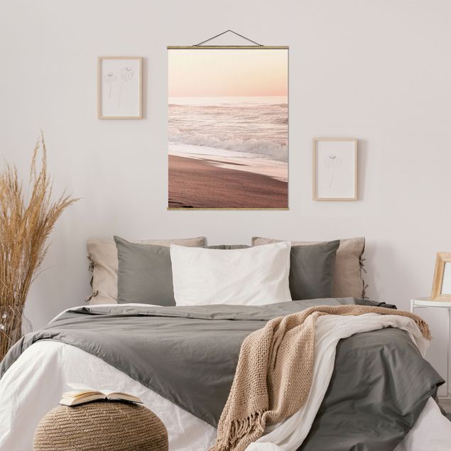 Wanddeko Schlafzimmer Kalifornien Sonnenuntergang