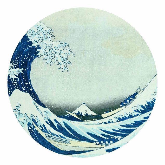 Wanddeko Flur Katsushika Hokusai - Die grosse Welle von Kanagawa