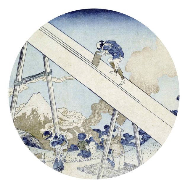 Wanddeko Flur Katsushika Hokusai - In den Totomi Bergen