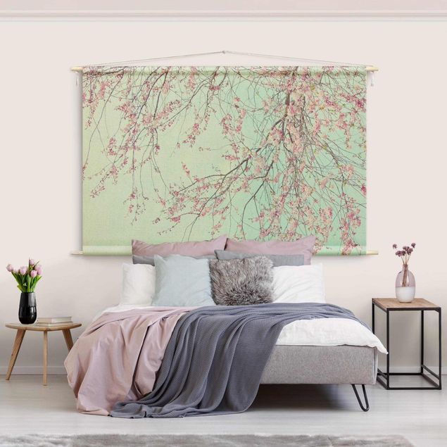 Wanddeko Schlafzimmer Kirschblütensehnsucht