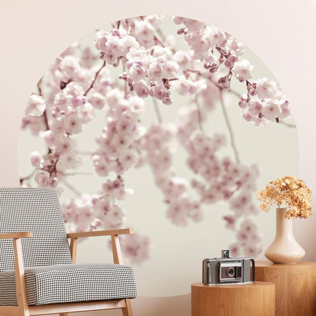 Wanddeko Schlafzimmer Kirschblütentanz