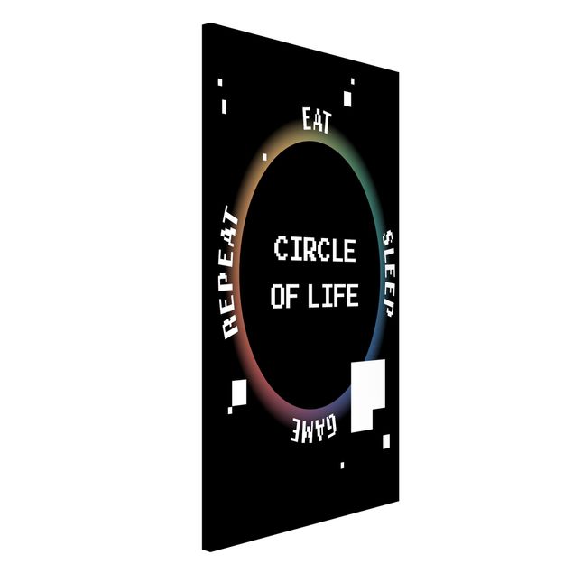 Wanddeko Büro Klassik Videospiel Circle of Life