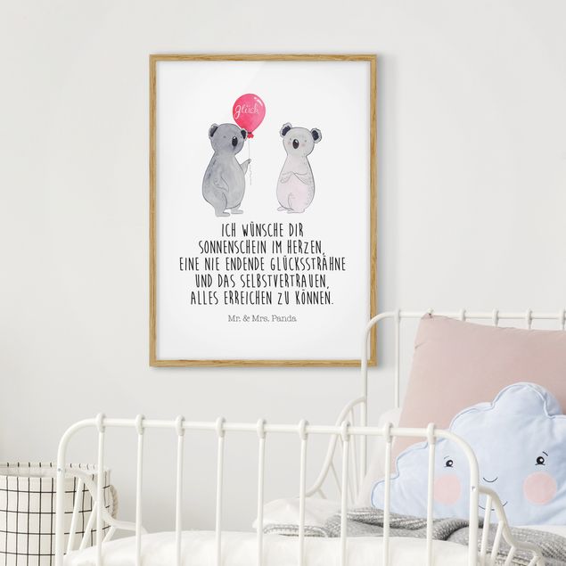 Deko Kinderzimmer Mr. & Mrs. Panda - Koala - Sonnenschein im Herzen