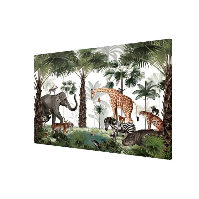 Wandbilder Giraffen Königreich der Dschungeltiere