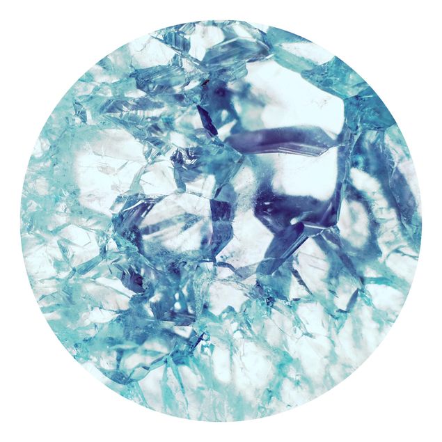 Wanddeko Schlafzimmer Kristall Blau
