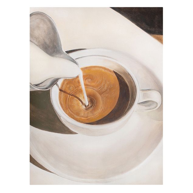 Wanddeko Kaffee Latte Art