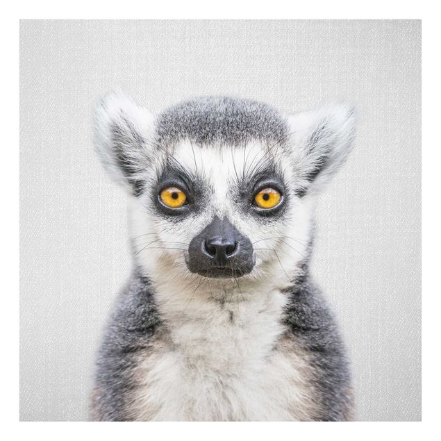 Wanddeko über Sofa Lemur Ludwig