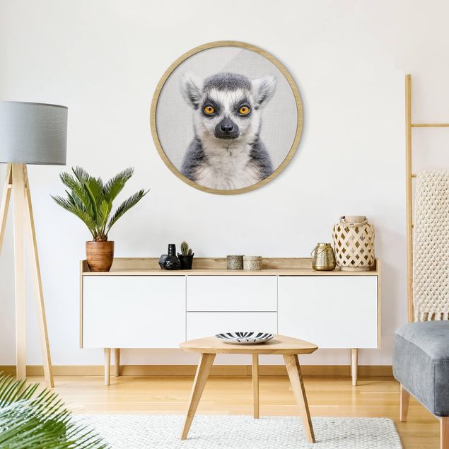 Wanddeko Schlafzimmer Lemur Ludwig