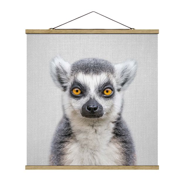 Wanddeko Büro Lemur Ludwig