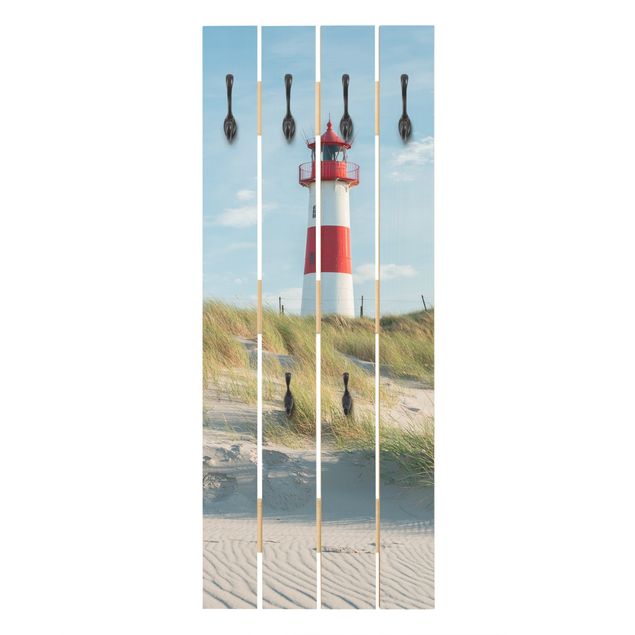 Wanddeko Strand & Meer Leuchtturm an der Nordsee