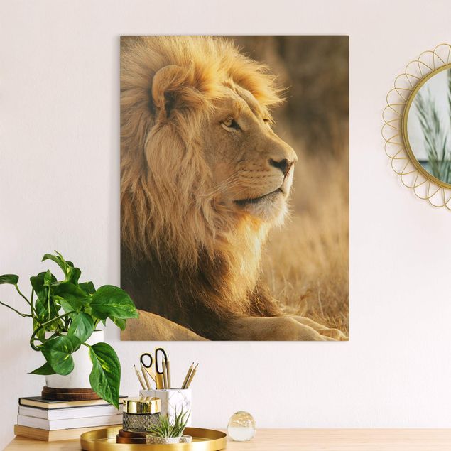 Wohndeko Afrika Löwenkönig