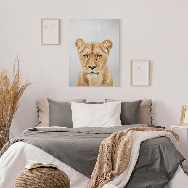 Wanddeko Schlafzimmer Löwin Lisa