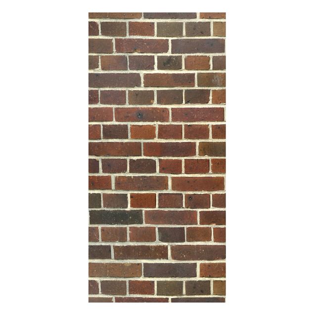 Wandbilder London Rotbraune Backstein Mauer