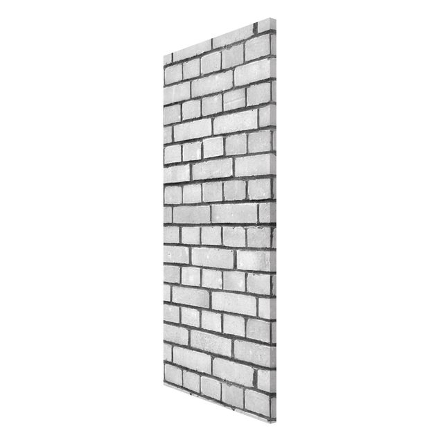 Wanddeko Esszimmer Weiße Backstein Mauer