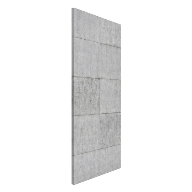 Wohndeko 3D Beton Ziegeloptik grau
