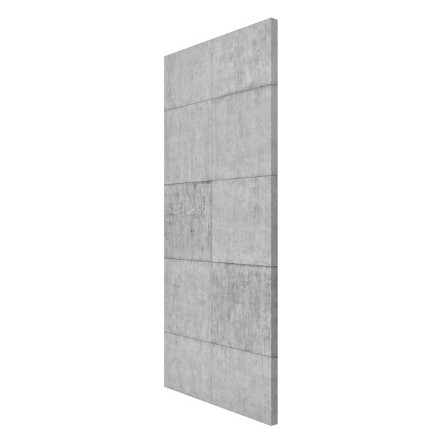 Wanddeko Esszimmer Beton Ziegeloptik grau