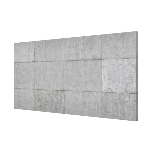 Wanddeko Esszimmer Beton Ziegeloptik grau