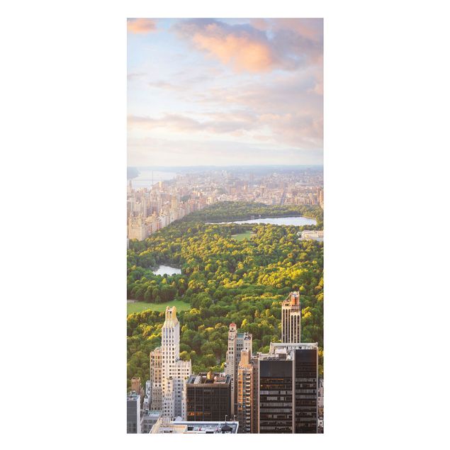Wanddeko Esszimmer Blick über den Central Park