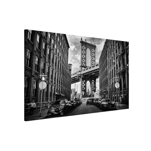 Wandbilder New York Manhattan Bridge in America