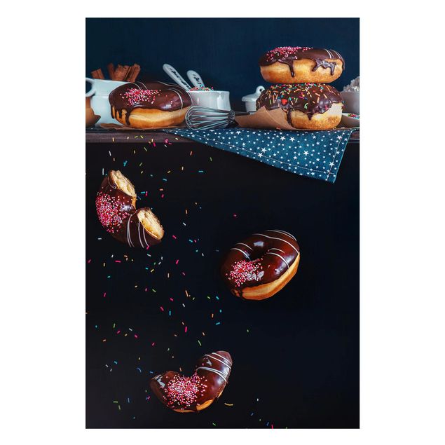 Wanddeko Esszimmer Donuts vom Küchenregal