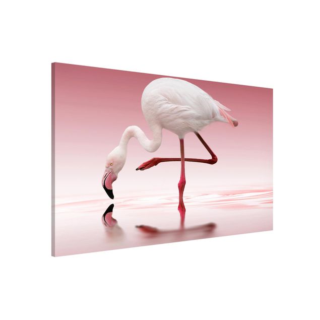 Wanddeko Flur Flamingo Dance