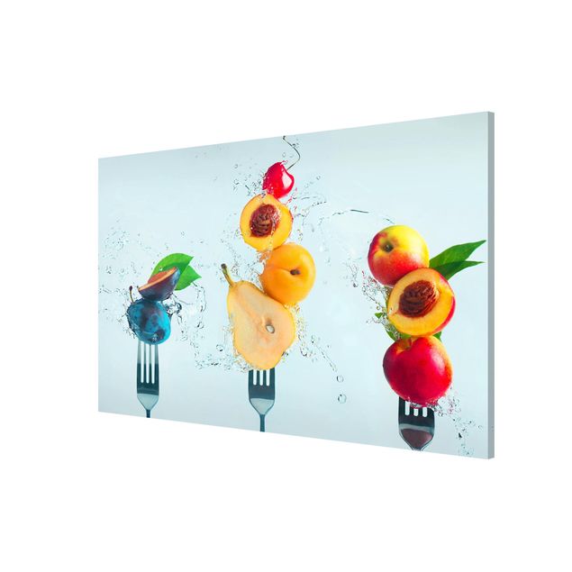 Wanddeko Büro Fruchtsalat