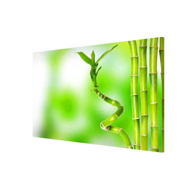 Wanddeko Esszimmer Grüner Bambus